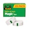 Scotch Magic Tape, 3/4x1000in., Clear, PK20 810K20 - alternate 1
